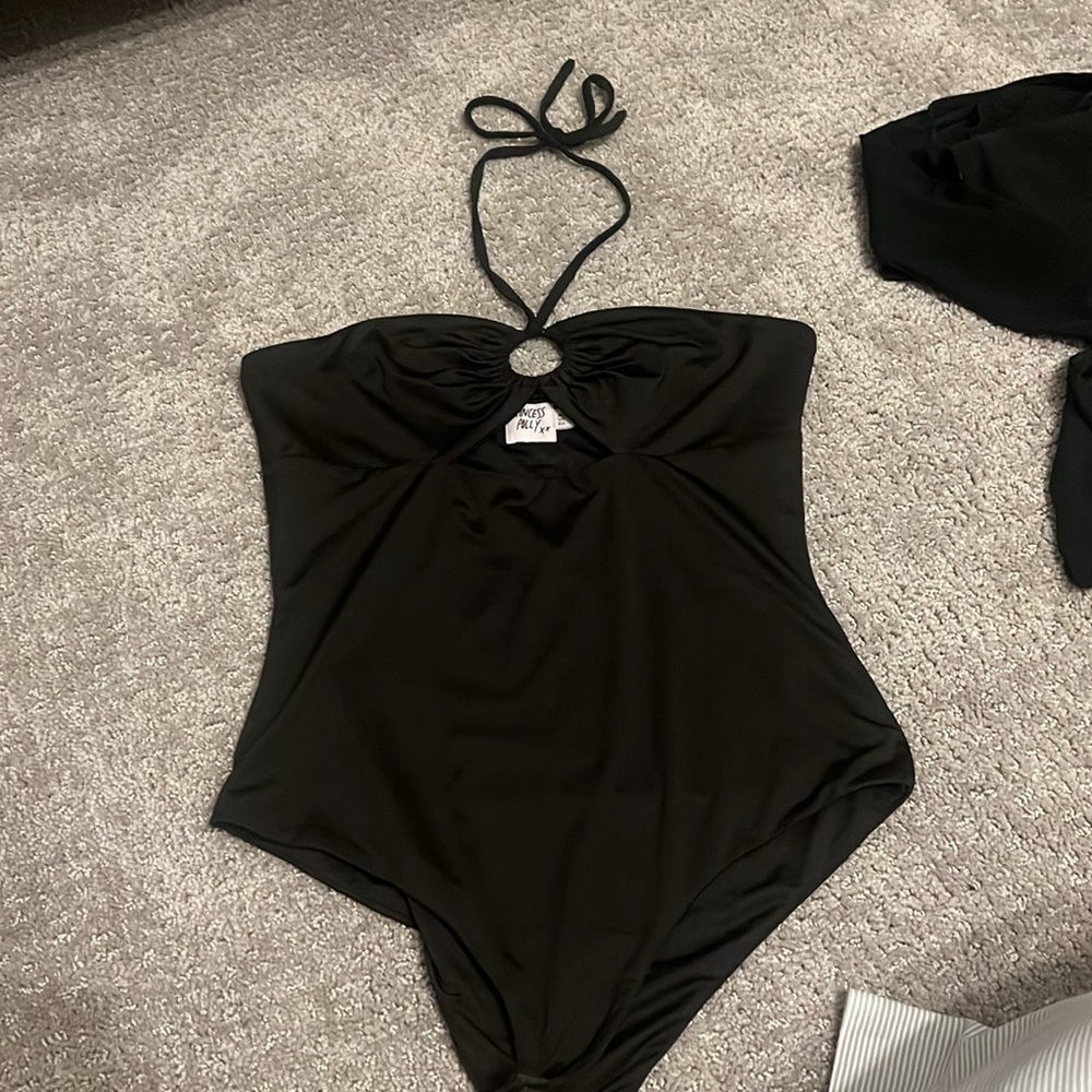 Princess Polly Tina Bodysuit Black US 6